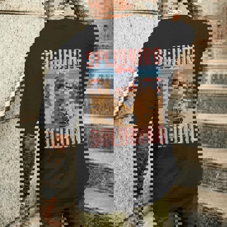 スピジュニロ ゴルビーノ イタリアン ブレイン モンスター Ai キッズ メンズTシャツ バックプリント 彼への贈り物