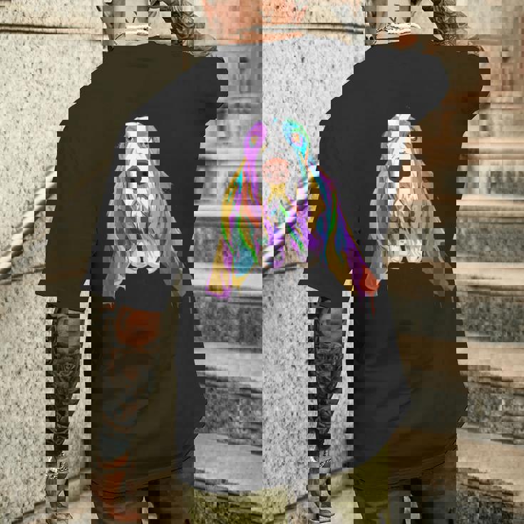 スプラッシュドッグ バセットハウンド メンズTシャツ バックプリント 彼への贈り物