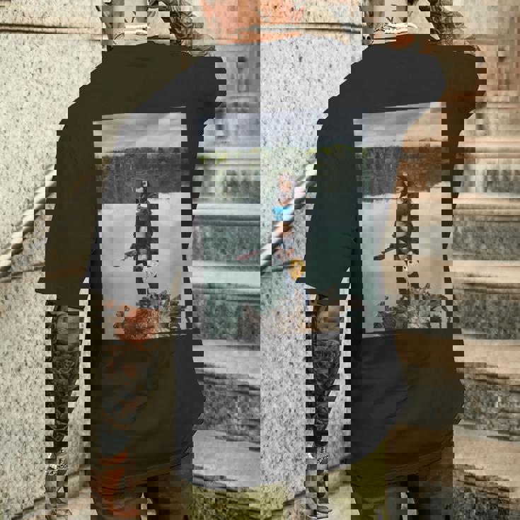 スラッシャー メンズTシャツ バックプリント 彼への贈り物