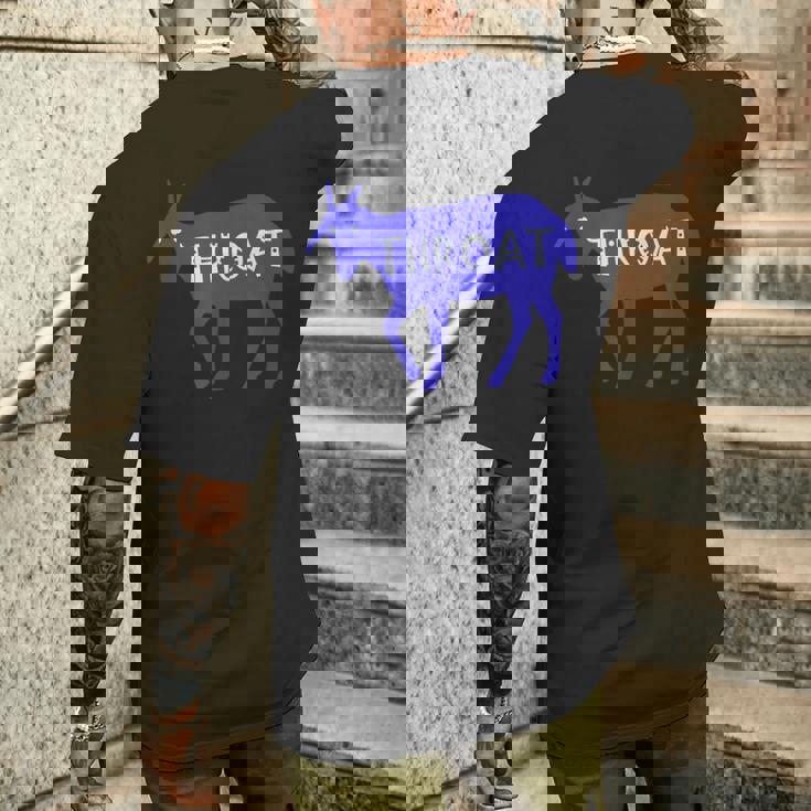 スロートヤギ メンズTシャツ バックプリント 彼への贈り物