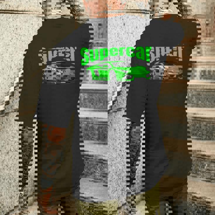 スー スポーツカー マッスルカー レースカー メンズTシャツ バックプリント 彼への贈り物