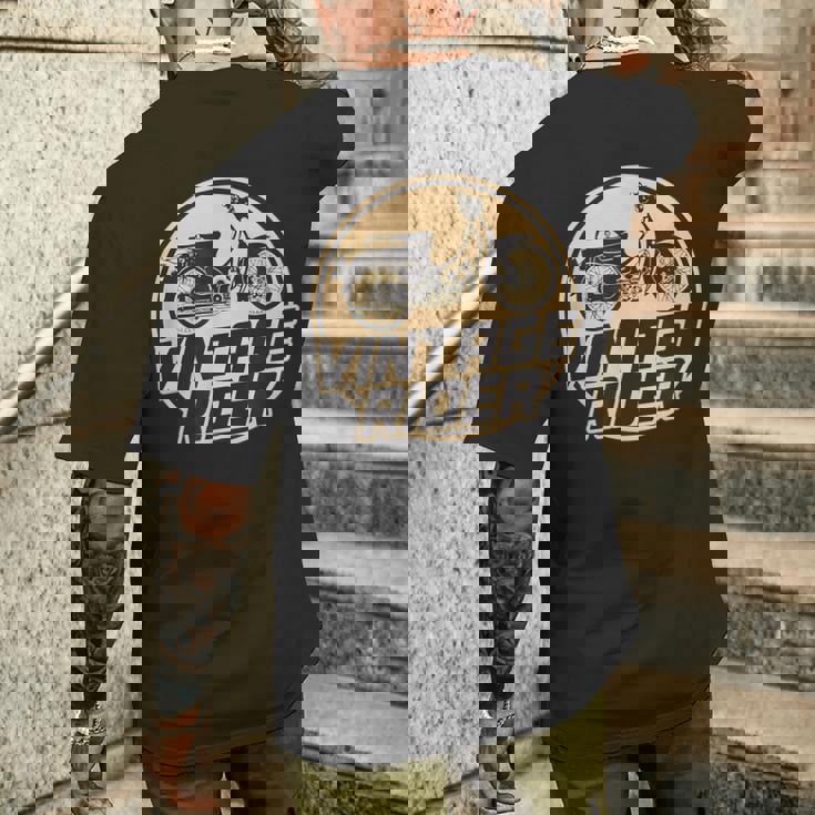 スーパーカブ C100 原付バイク ヴィンテージ ライダー レトロジャパン メンズTシャツ バックプリント 彼への贈り物