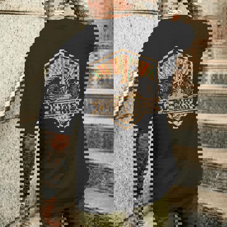 スーパーカブクルーザー C100 原付バイク レトロジャパン メンズTシャツ バックプリント 彼への贈り物