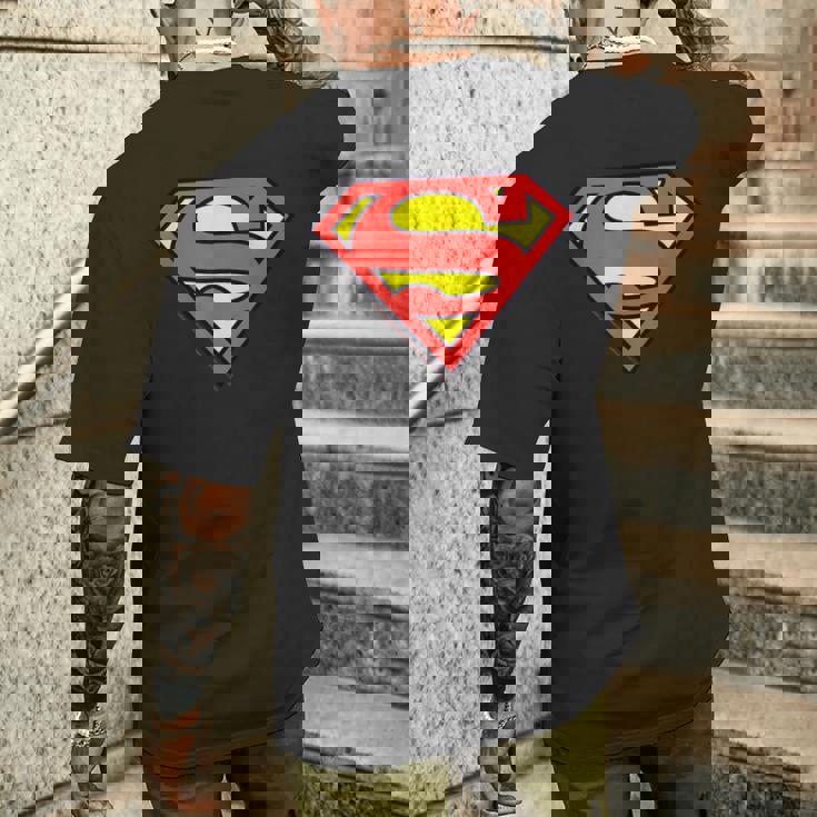 スーパーマン レジェンダリー クラシック ロゴ メンズTシャツ バックプリント 彼への贈り物