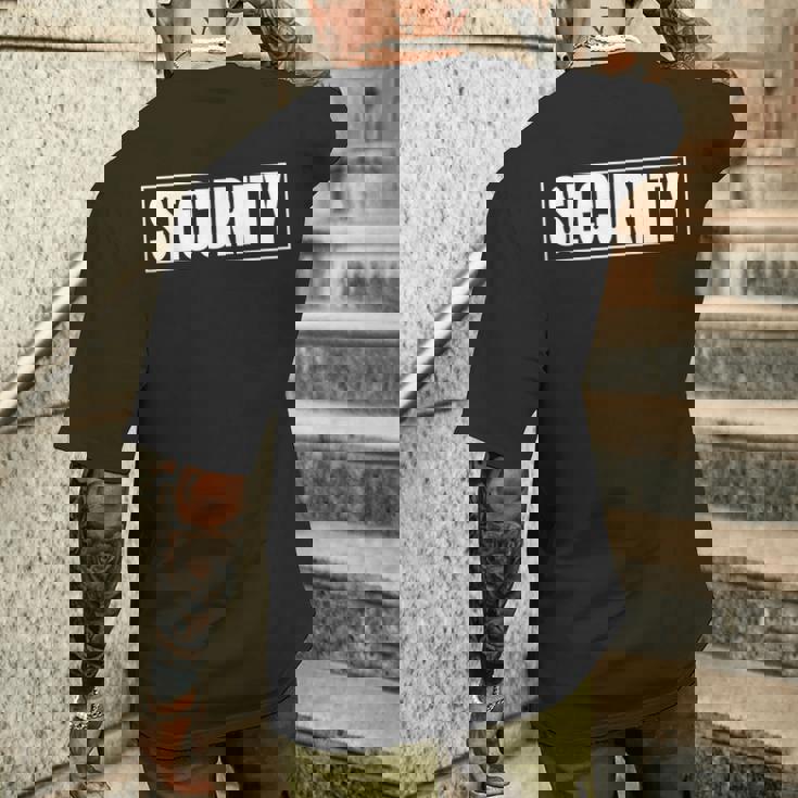 セキュリティ ティーシャツセキュリティシャツ 警備員コスチューム 警備員 メンズTシャツ バックプリント 彼への贈り物