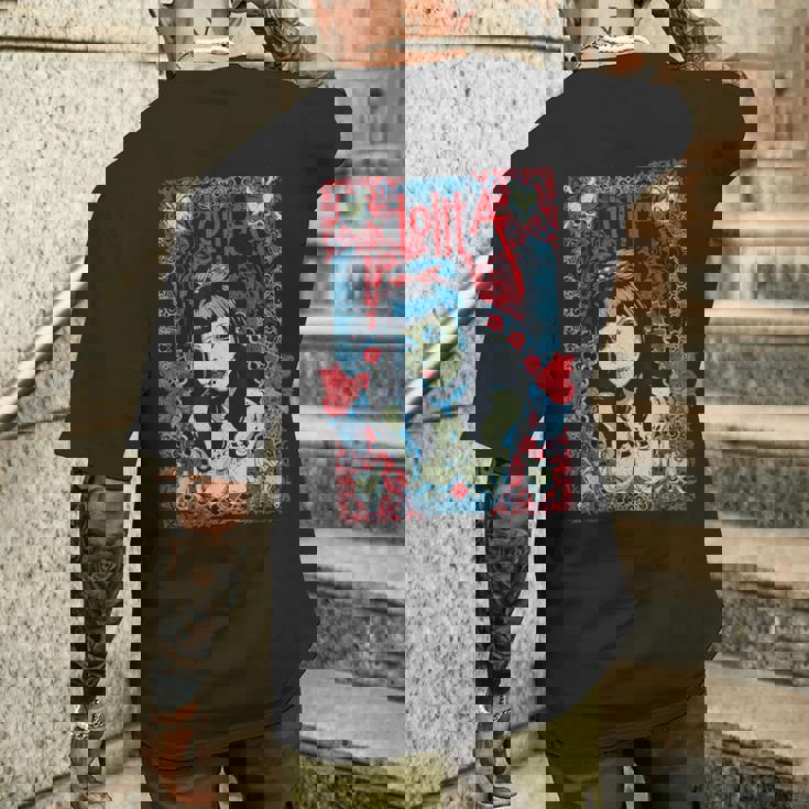 セクシー ゾンビ ピンナップ ガール ヴィンテージ ロリータ ゴス メンズTシャツ バックプリント 彼への贈り物