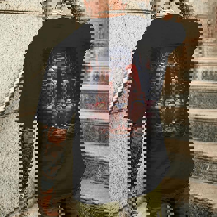 セクシーガールグラフィックtシャツ ホットガールズ&ギター 2 グランジ メンズTシャツ バックプリント 彼への贈り物