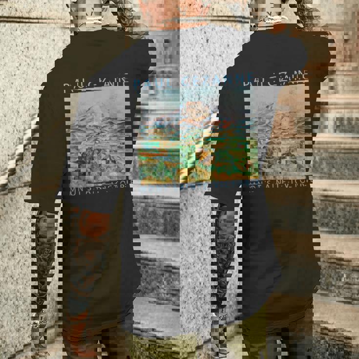 セザンヌ 面白いtシャツ アート 印象派 絵画 メンズ レディース 面白い 服 美術 油彩画 メンズTシャツ バックプリント 彼への贈り物