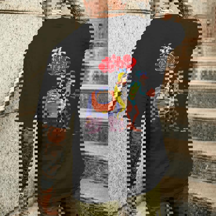 タイムボカン デザインc メンズTシャツ バックプリント 彼への贈り物