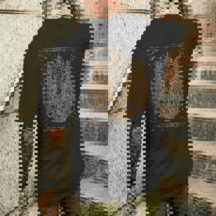 タイ・サク・ヤント・スピリチュアル、タイ民俗神話。 メンズTシャツ バックプリント 彼への贈り物