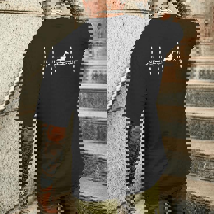 ダックスフンド ハートビートギフト メンズ レディース ソーセージ 犬愛好家 メンズTシャツ バックプリント 彼への贈り物