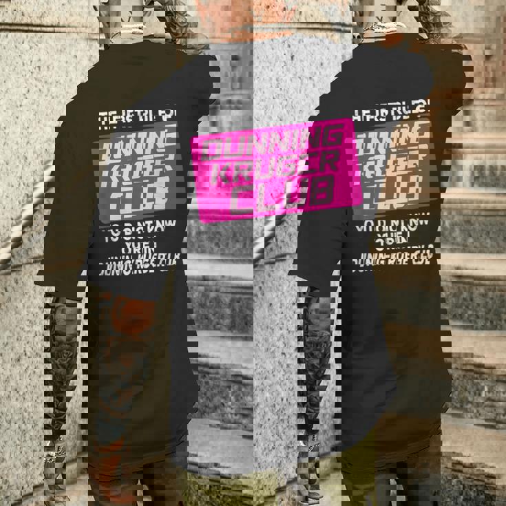 ダニング・クルーガークラブ メンズTシャツ バックプリント 彼への贈り物