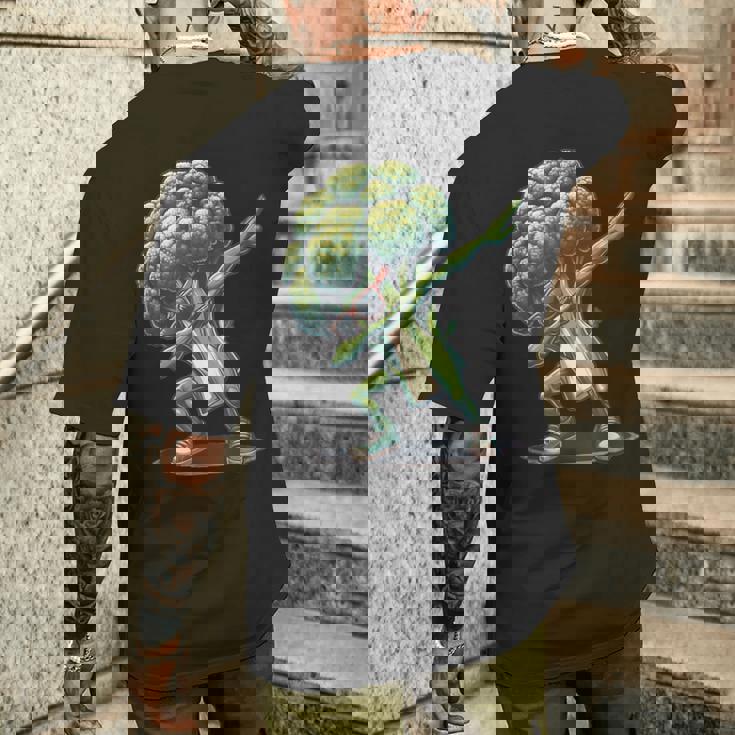 ダブ ブロッコリー ダンス ダブ ブロッコリー 野菜 メンズTシャツ バックプリント 彼への贈り物