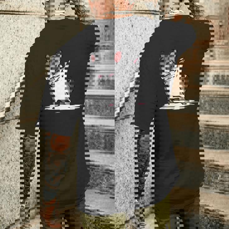 ダブダンスフクロモモンガペット メンズTシャツ バックプリント 彼への贈り物