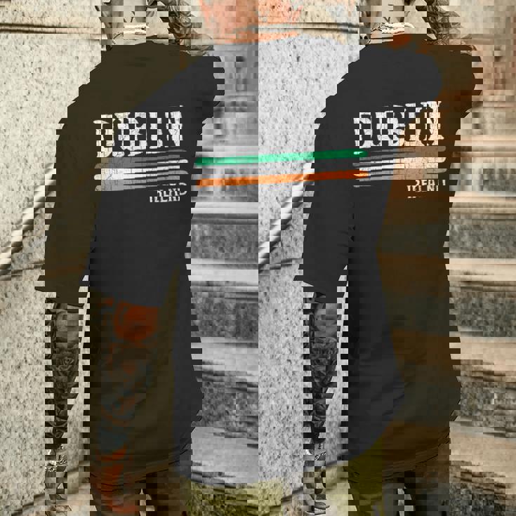 ダブリン アイルランド アイリッシュ メンズTシャツ バックプリント 彼への贈り物