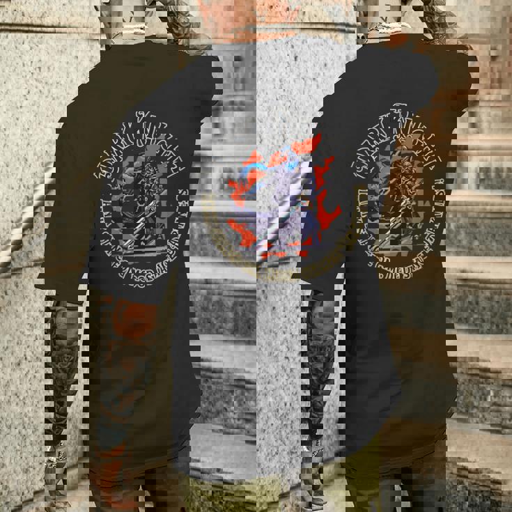 ダークナイト タンクスタンスオン ムードスタンス ダークネス Mmorpg メンズTシャツ バックプリント 彼への贈り物