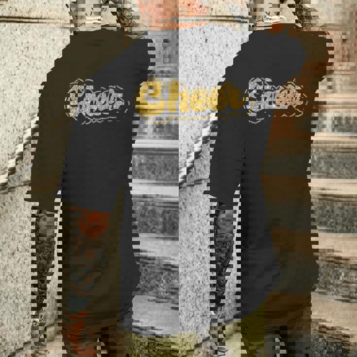 チア チアリーディング チア メンズTシャツ バックプリント 彼への贈り物