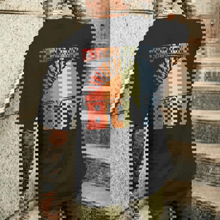 チアリーディング少年男子大学生チアリーダー メンズTシャツ バックプリント 彼への贈り物