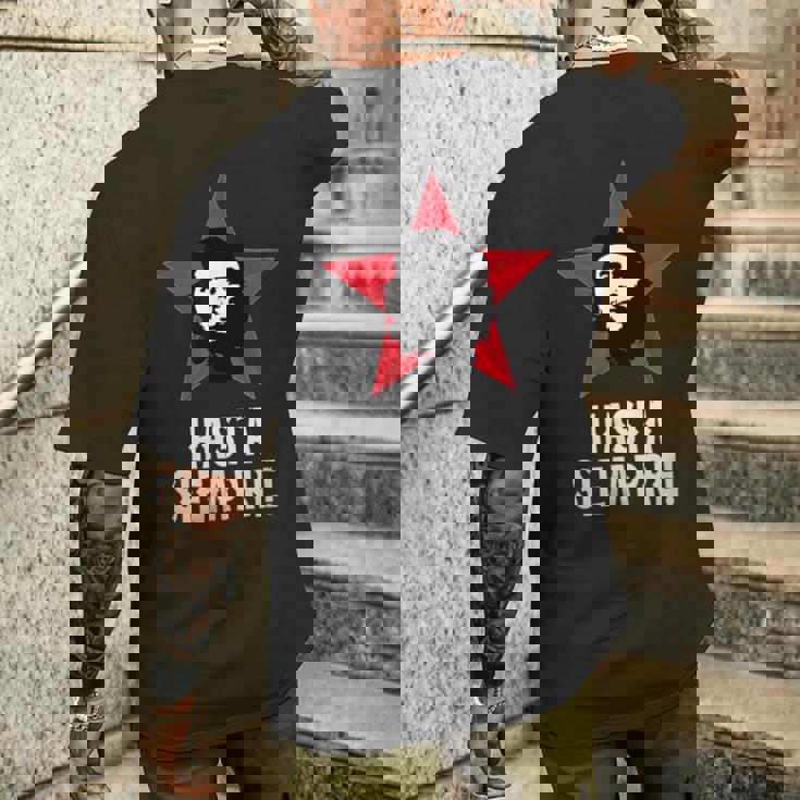 チェ・ゲバラ、キューバ、革命、ゲリラ、チェ メンズTシャツ バックプリント 彼への贈り物