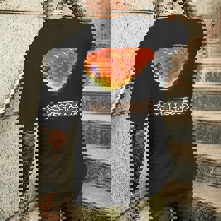 チョココロネ 菓子パン（デリシャス スイーツ）【変なtシャツ屋さん】ポップ かわいい 面白 イラスト デザイン メンズTシャツ バックプリント 彼への贈り物