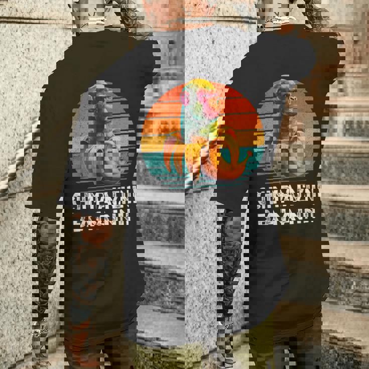 チンパンジーニ バナニーニ イタリアン ブレイン ミーム チンパンジーニ メンズTシャツ バックプリント 彼への贈り物