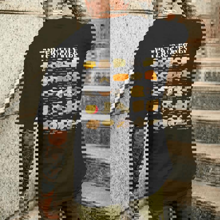 チーズシャツの種類 チーズの種類 シャツ チーズの種類 メンズTシャツ バックプリント 彼への贈り物