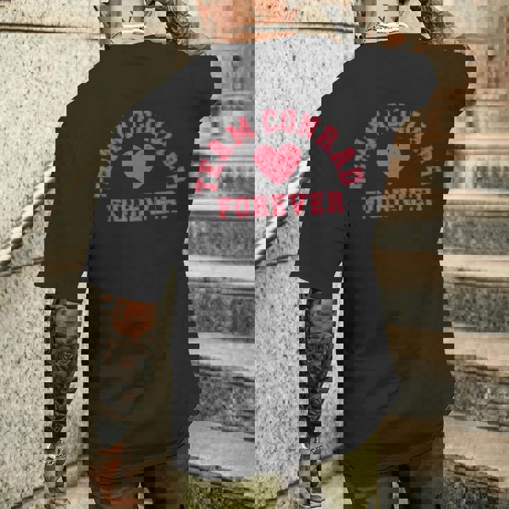 チームコンラッドレトロフォーエバーヴィンテージ メンズTシャツ バックプリント 彼への贈り物