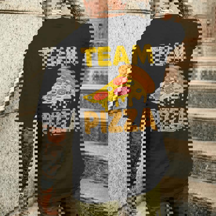 チームピザ メンズTシャツ バックプリント 彼への贈り物