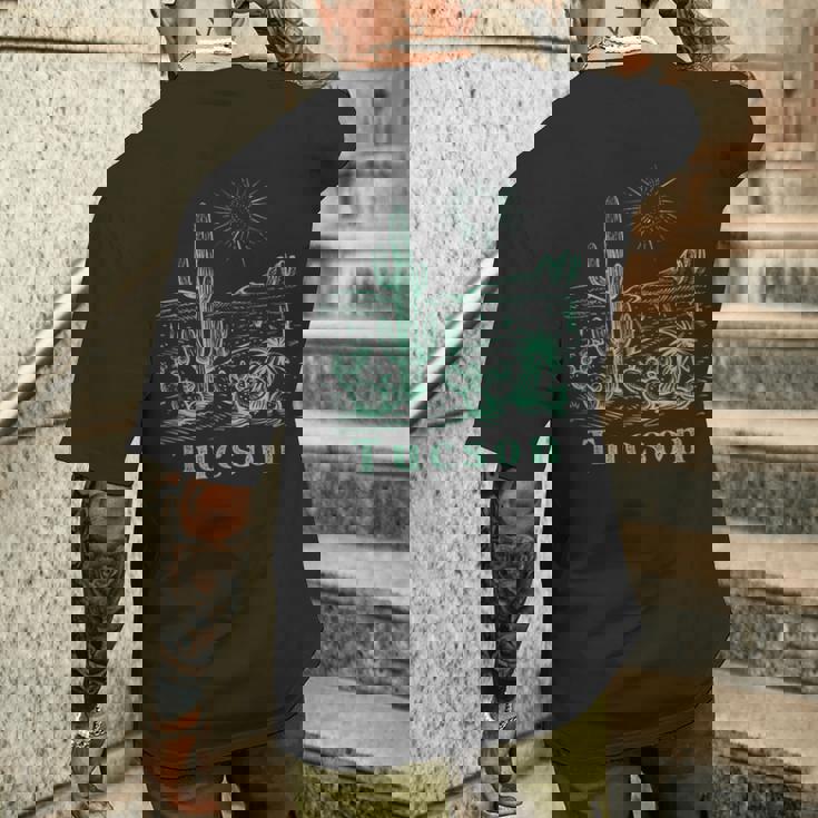 ツーソン アリゾナ メンズTシャツ バックプリント 彼への贈り物