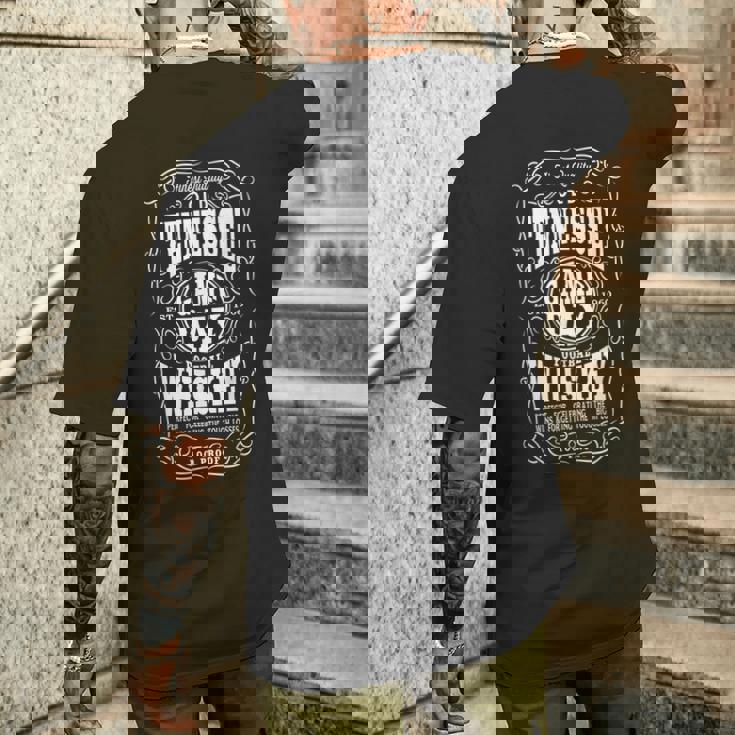 テネシーウィスキーフットボール メンズTシャツ バックプリント 彼への贈り物