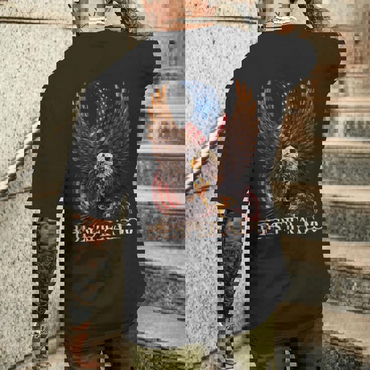 デスペラードカウボーイイーグル メンズTシャツ バックプリント 彼への贈り物