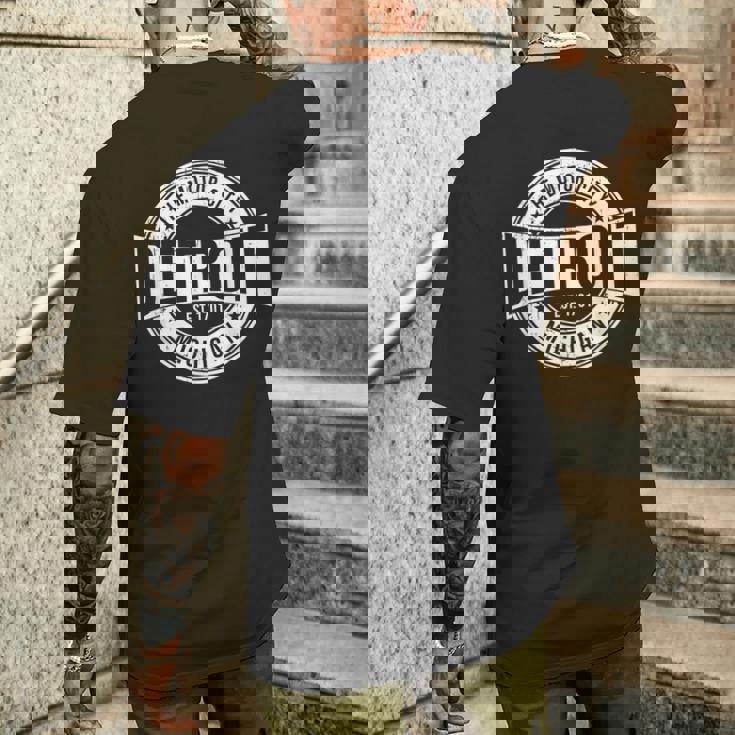 デトロイトビンテージ Detroitintage メンズTシャツ バックプリント 彼への贈り物