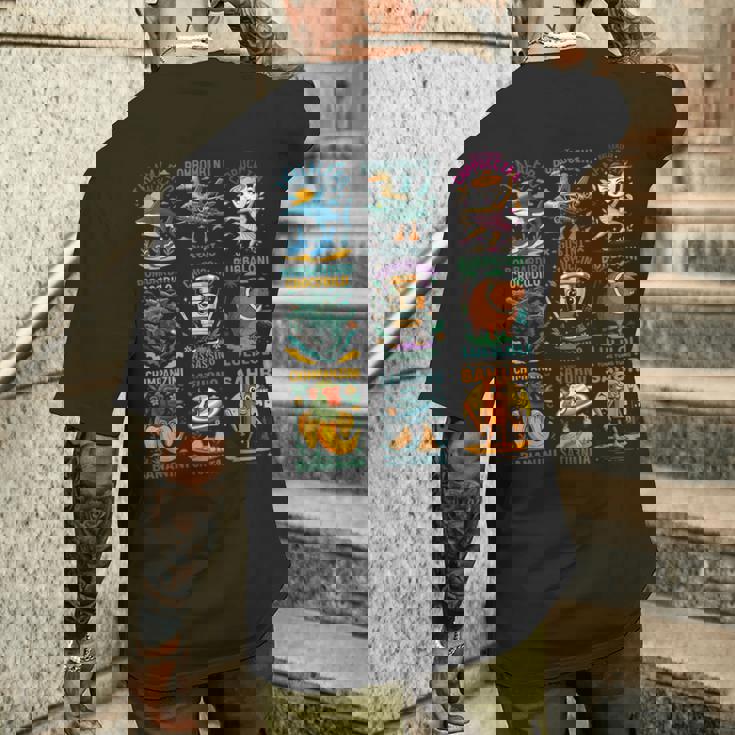 トップ ブレイン キャラ キッズ お気に入り 男の子 ミーム Aiモンスター メンズTシャツ バックプリント 彼への贈り物