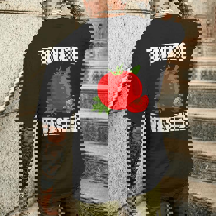 トマトマスターi トマト メンズTシャツ バックプリント 彼への贈り物