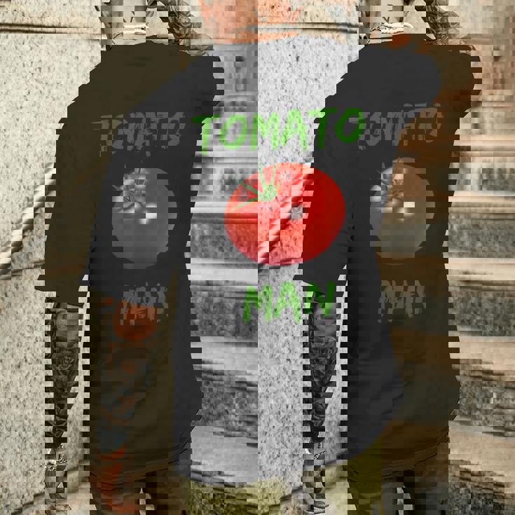 トマトマン メンズTシャツ バックプリント 彼への贈り物