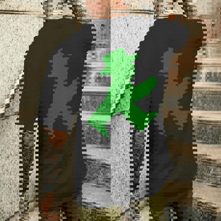 トラフィックライトマン ウォーカー メンズTシャツ バックプリント 彼への贈り物