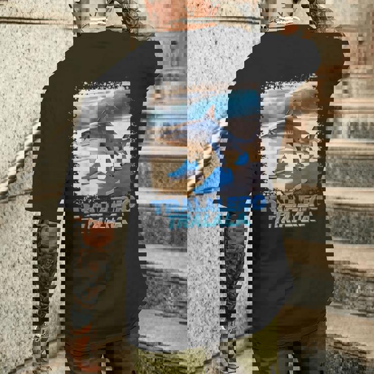 トラレロ トラララ イタリアン ブレイン ミーム メンズTシャツ バックプリント 彼への贈り物