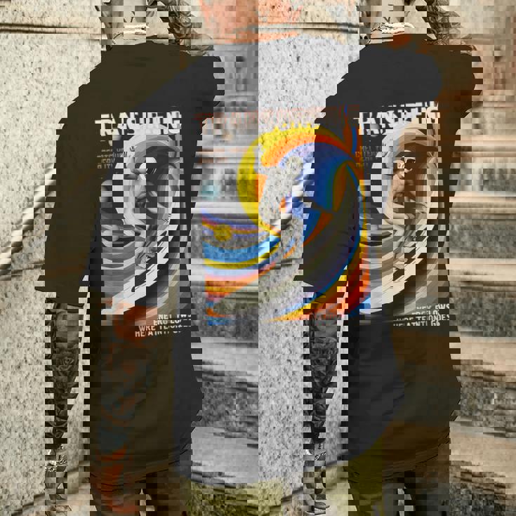 トランサーフィン メンズTシャツ バックプリント 彼への贈り物