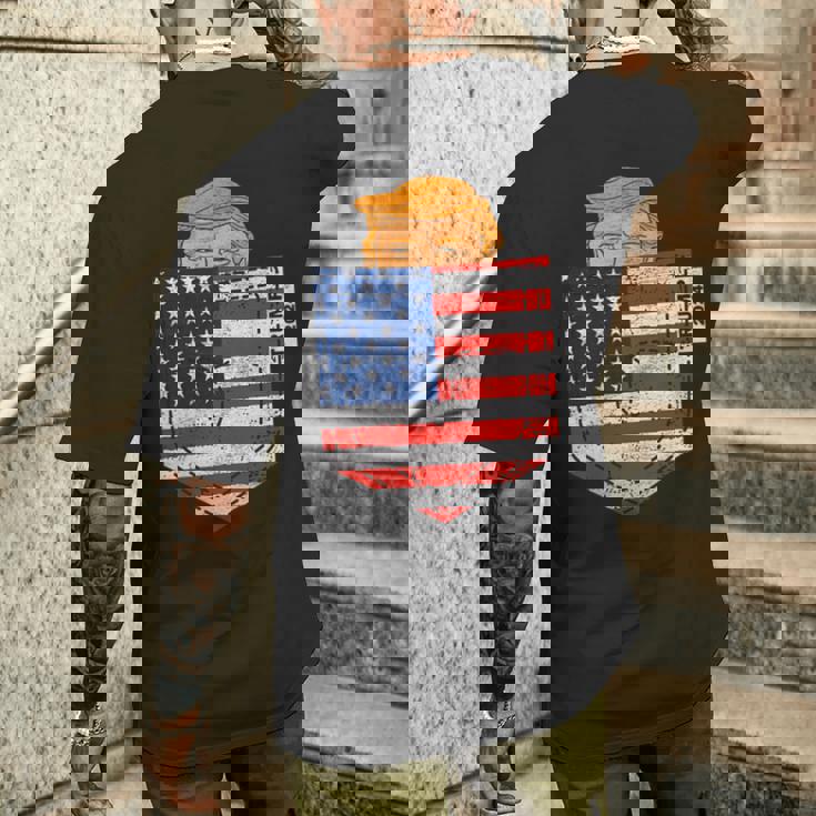 トランプ・イン・ユア・ポケットusa選挙 2024年7月4日のトランプ メンズTシャツ バックプリント 彼への贈り物