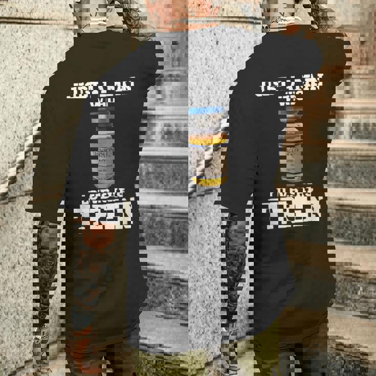 トレンを愛する男 メンズTシャツ バックプリント 彼への贈り物