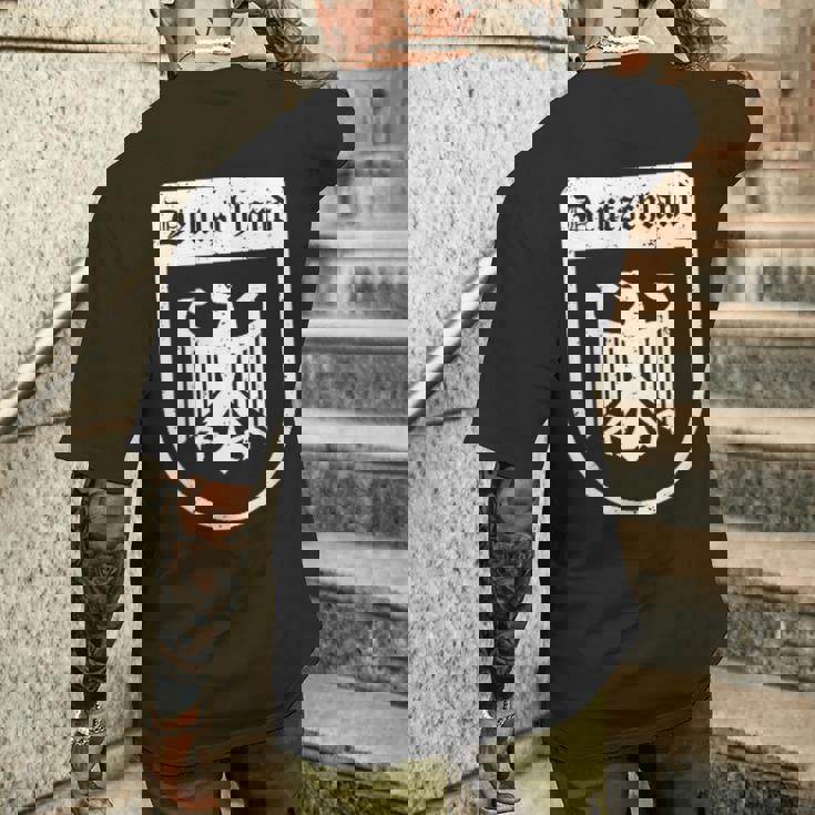 ドイツ国旗 ドイツの鷲 メンズTシャツ バックプリント 彼への贈り物