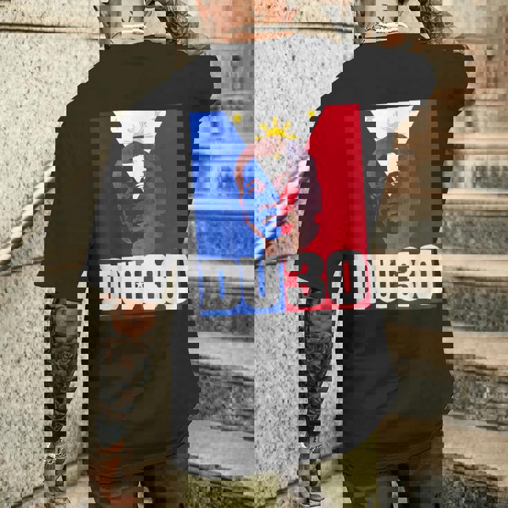 ドゥテルテが2016年大統領に就任 メンズTシャツ バックプリント 彼への贈り物