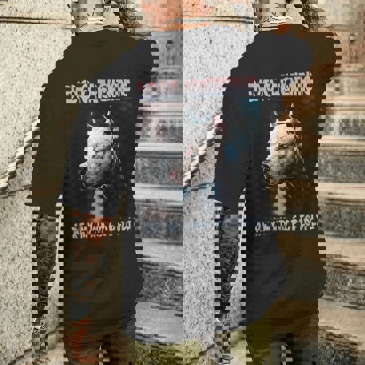 ドゴ・アルヘンティーノは私の同類です オーナー ドゴ・アルヘンティーノ メンズTシャツ バックプリント 彼への贈り物