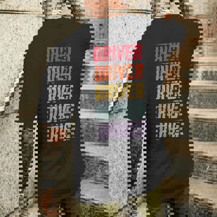 ドライバー メンズTシャツ バックプリント 彼への贈り物