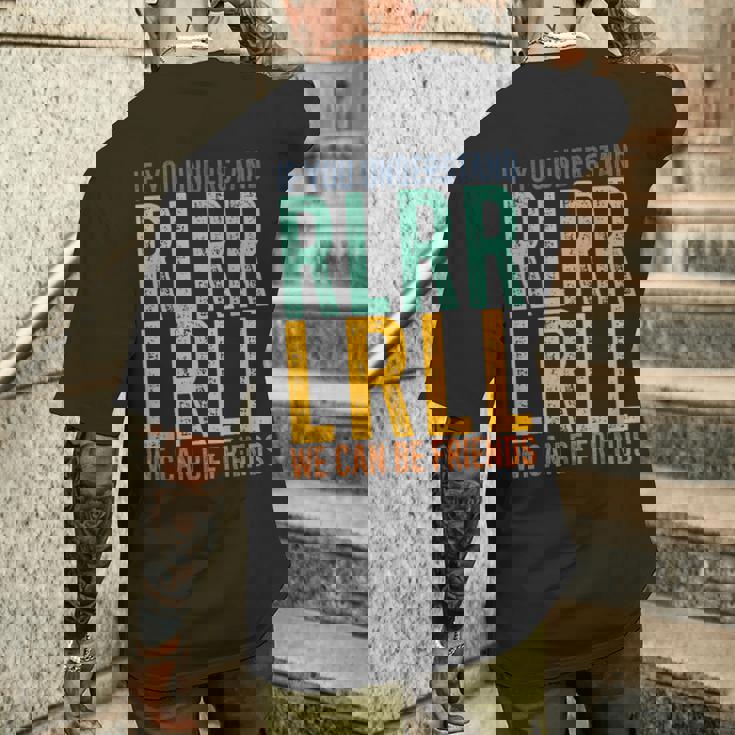 ドラマー Rlrr Lrll パラディドル ドラム ドラム レトロ ヴィンテージ メンズTシャツ バックプリント 彼への贈り物