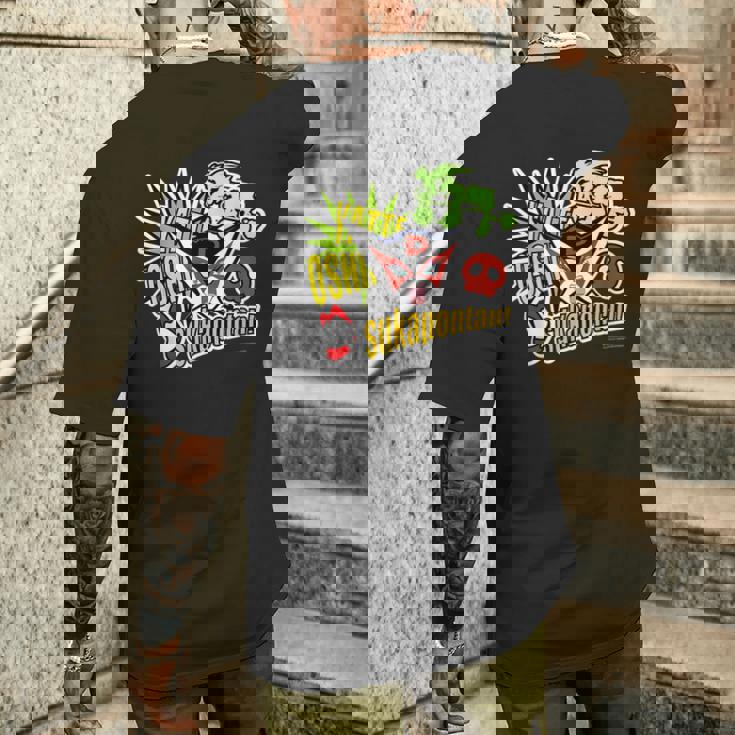 ドロンジョデザインe メンズTシャツ バックプリント 彼への贈り物