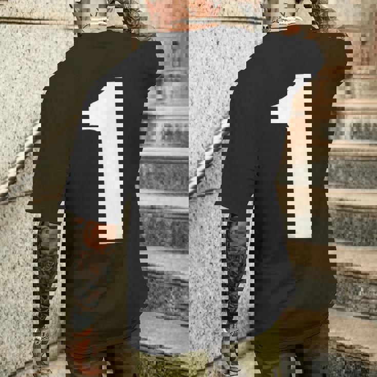 ナンバーワン 数字 1 プレーン ホワイト 数字 メンズTシャツ バックプリント 彼への贈り物