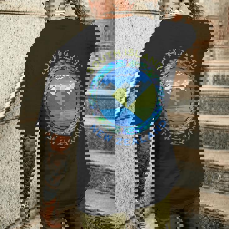 ニュージーランド キウイ サウス アイランド Fiordand メンズTシャツ バックプリント 彼への贈り物