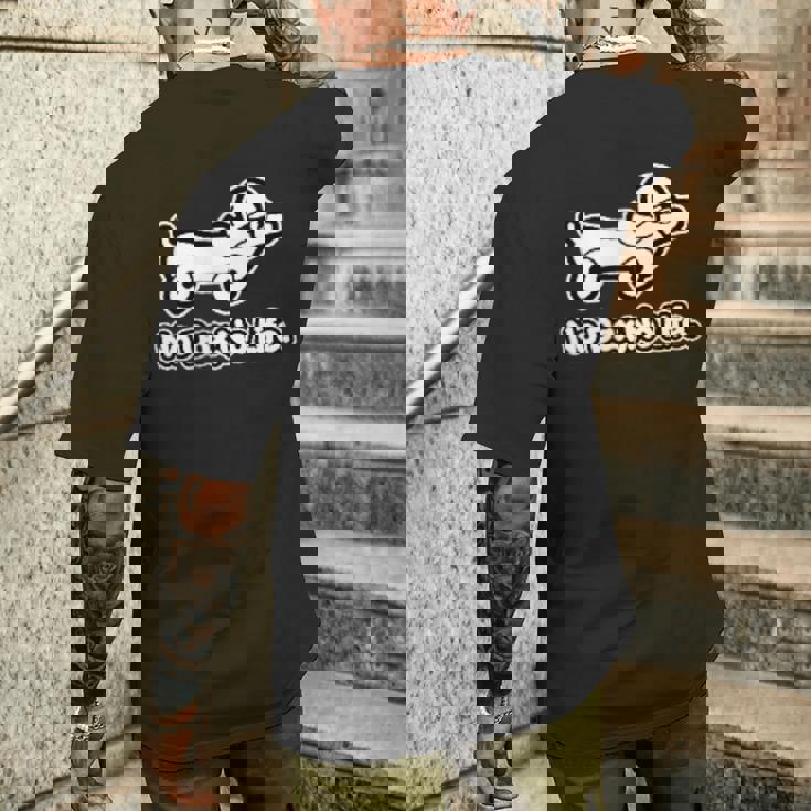 ノー ダックス ノー ライフ No Daxno Life 胸＆バックプリント メンズTシャツ バックプリント 彼への贈り物