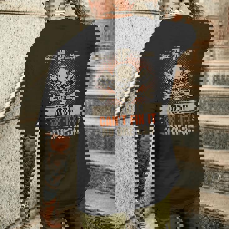 ノートンが修理できなければ、誰も便利屋の整備士になれない メンズTシャツ バックプリント 彼への贈り物